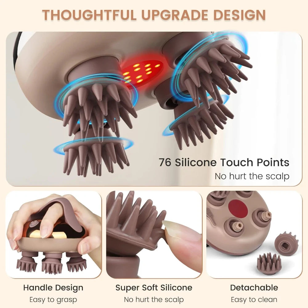 Electric Waterproof Scalp Massager
