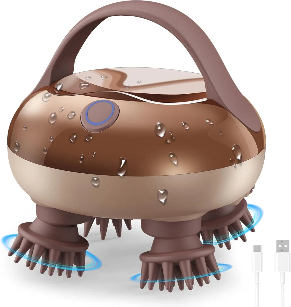 Electric Waterproof Scalp Massager